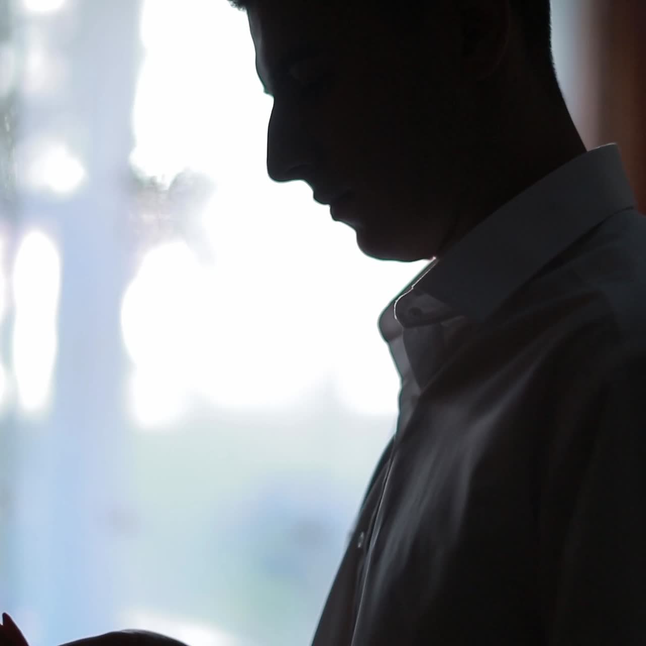 Grooms Morning Preparation