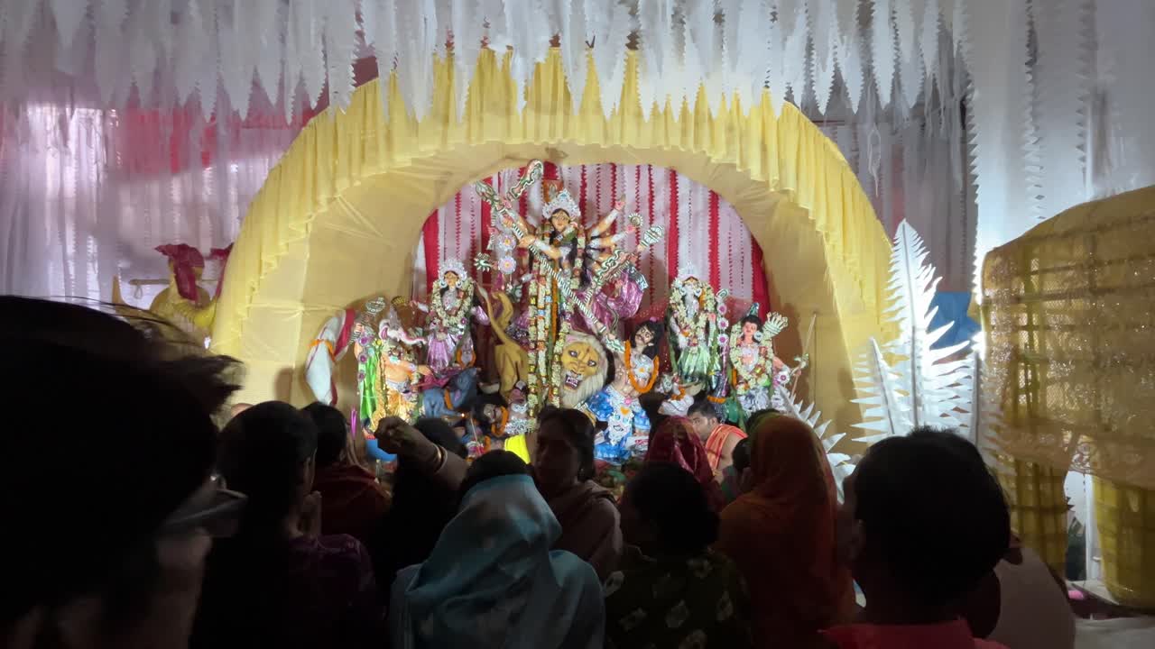 Durga Puja Celebration in India