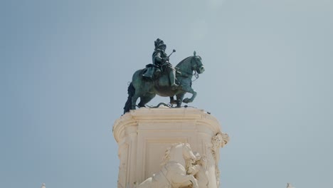 statue of a king on horseback