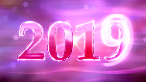nuevo año 2019 fondo de bucle