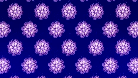 4k snowflake down loop background