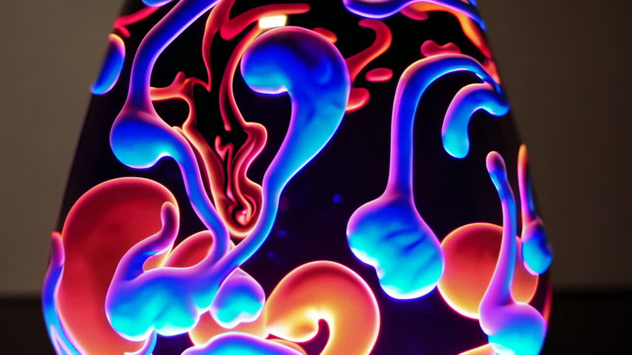 Colorful Abstract Lava Lamp