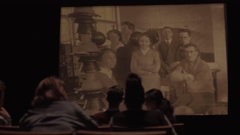 vintage classroom images projected