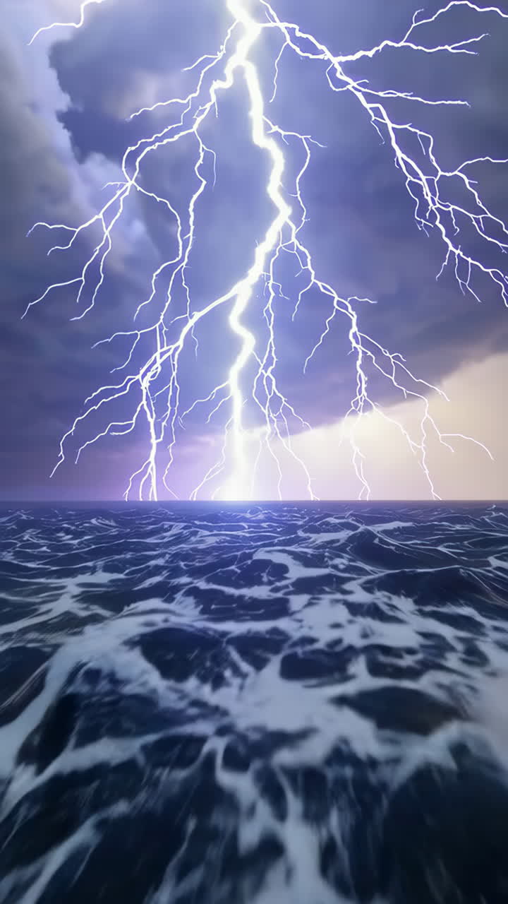 el océano tormentoso