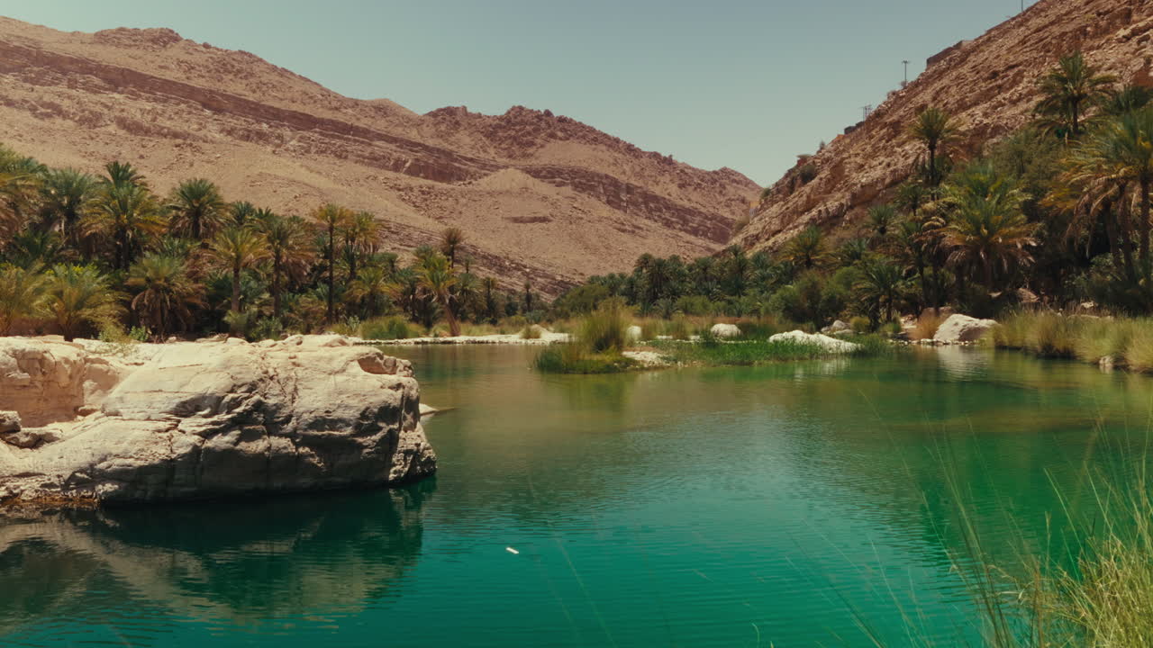 Beautiful Oasis Valley in Oman