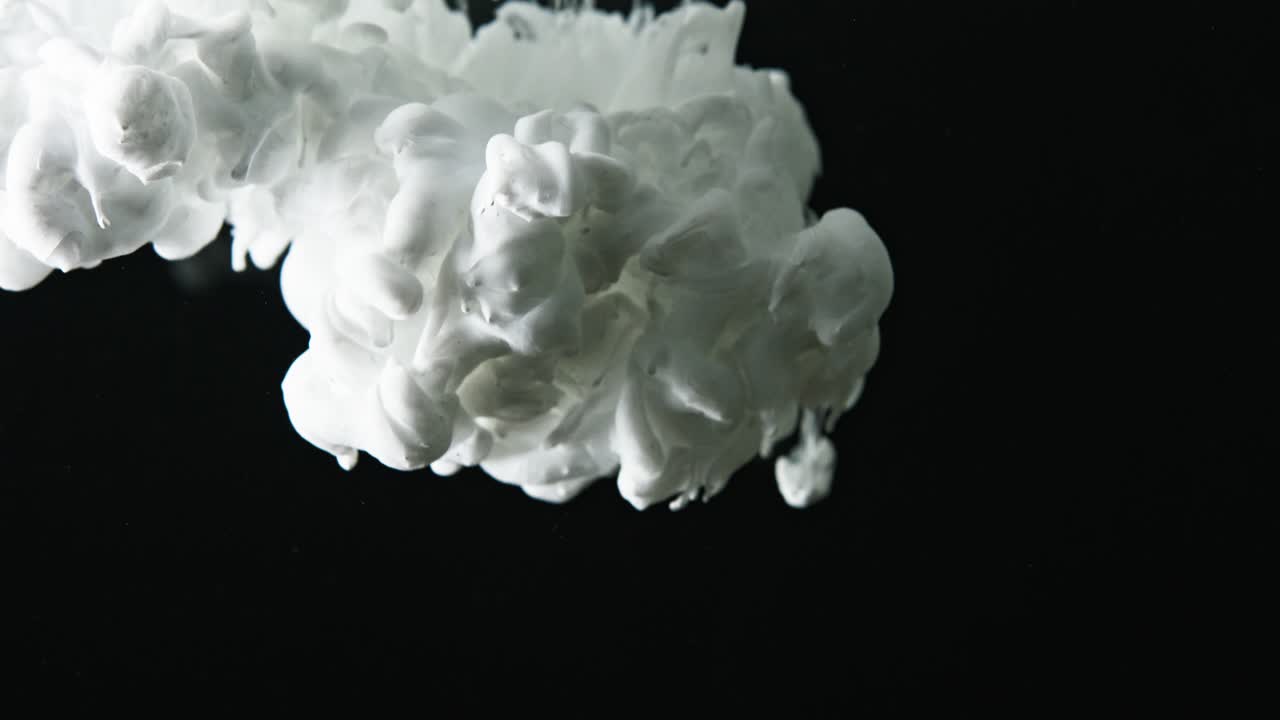 물 속 의 색 잉크