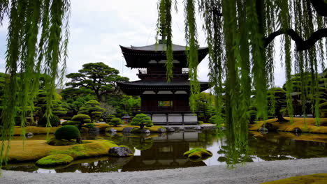 japanese temple and zen garden