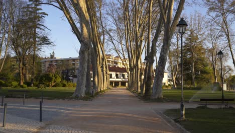 parque jardín en tomar, portugal