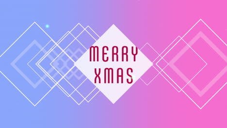 Merry-Christmas-with-neon-squares-on-purple-gradient