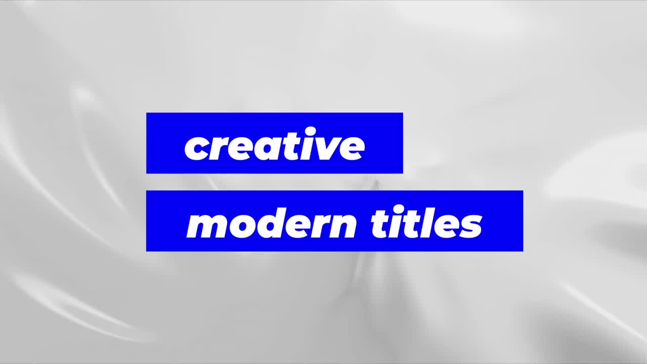 Modern Titles 16 Modern Titles Adobe After Effects 2023 Resolution 3840×2160