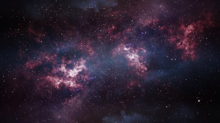 universe, the nebula expands in outer space
