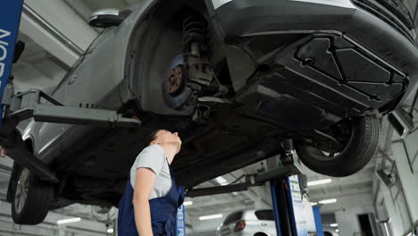 mechanic in the workshop