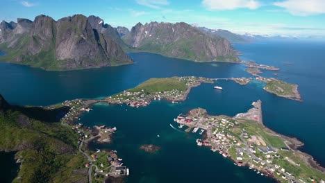 panorama del archipiélago de las islas lofoten