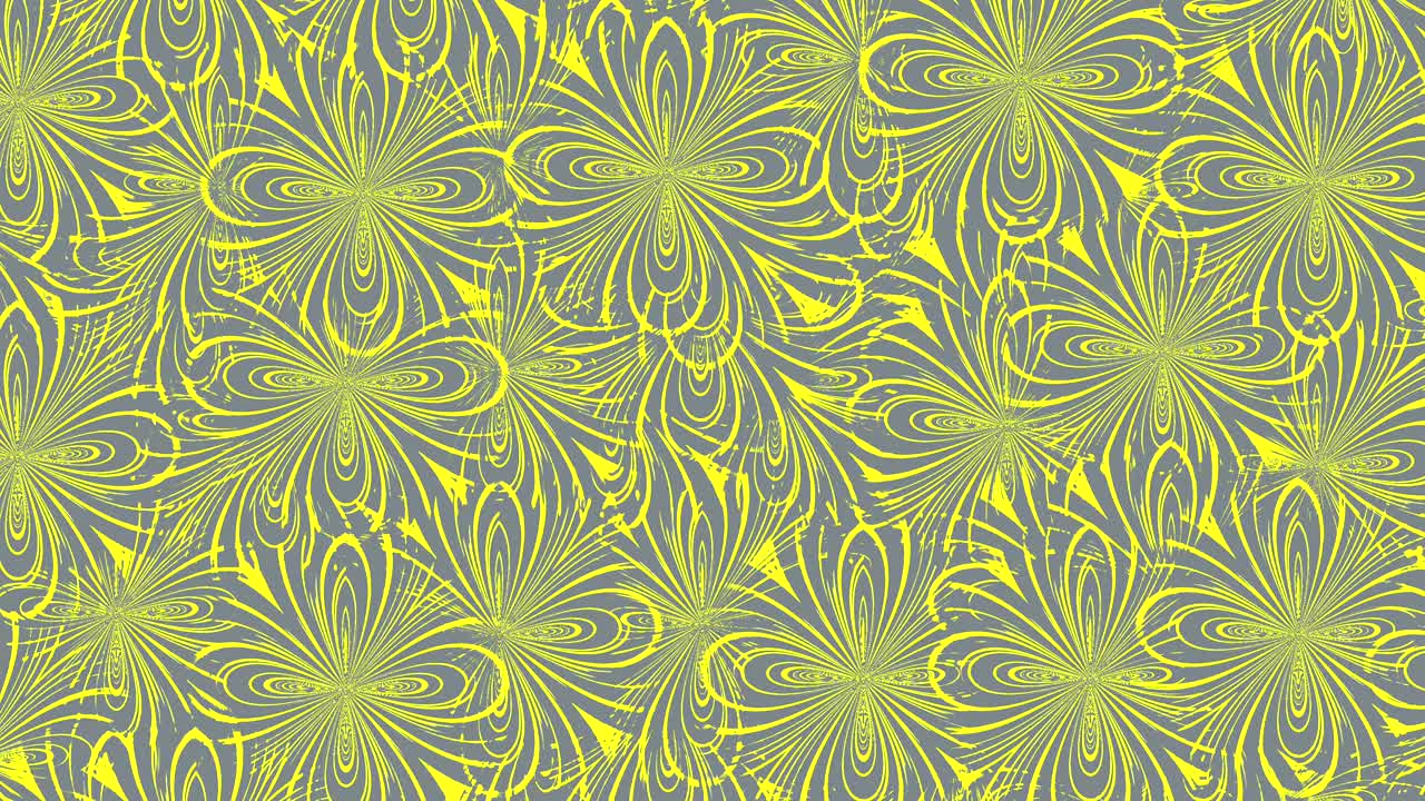 patrón de flores amarillas sin costuras sobre un fondo gris