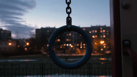 ring on sports ground near the houses