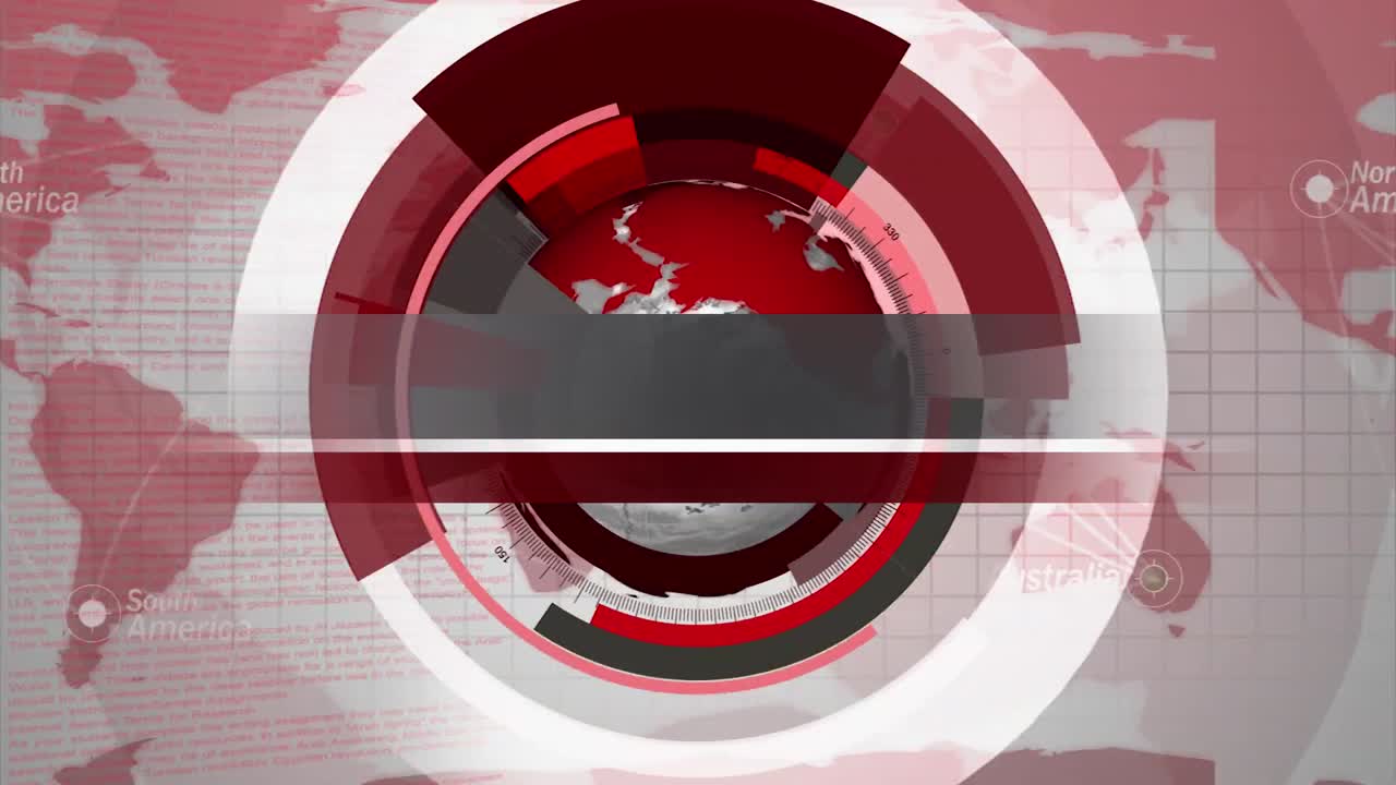 fondo de introducción de noticias del mapa del mundo digital