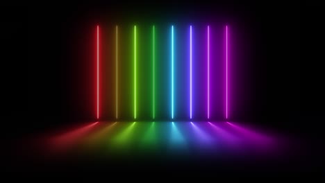 espectro de neón fondo eléctrico, animación de colores abstractos