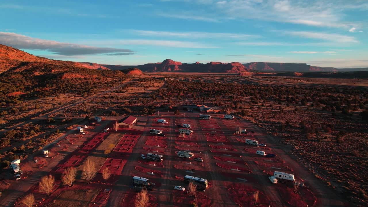 Morning Sunrise at RV campground