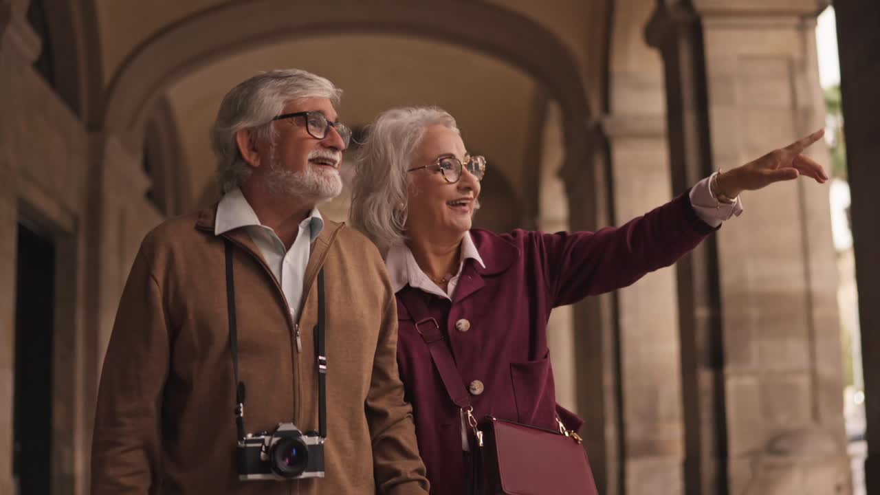 Senior Couple Enjoying a Vacation Together