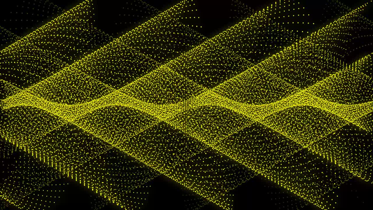 Yellow color Dot Shape Pattern animation motion graphics