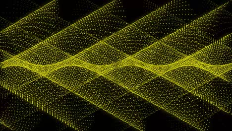 yellow color dot shape pattern animation motion graphics