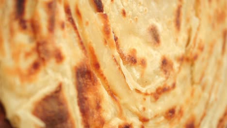 close-up view of indian flatbread