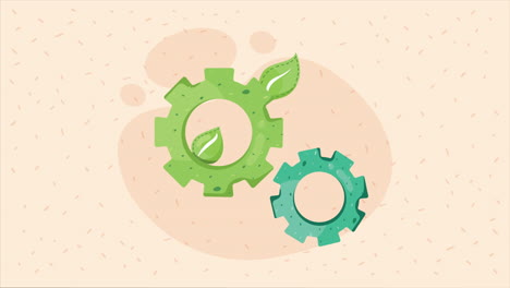 ilustración de tecnología ecológica