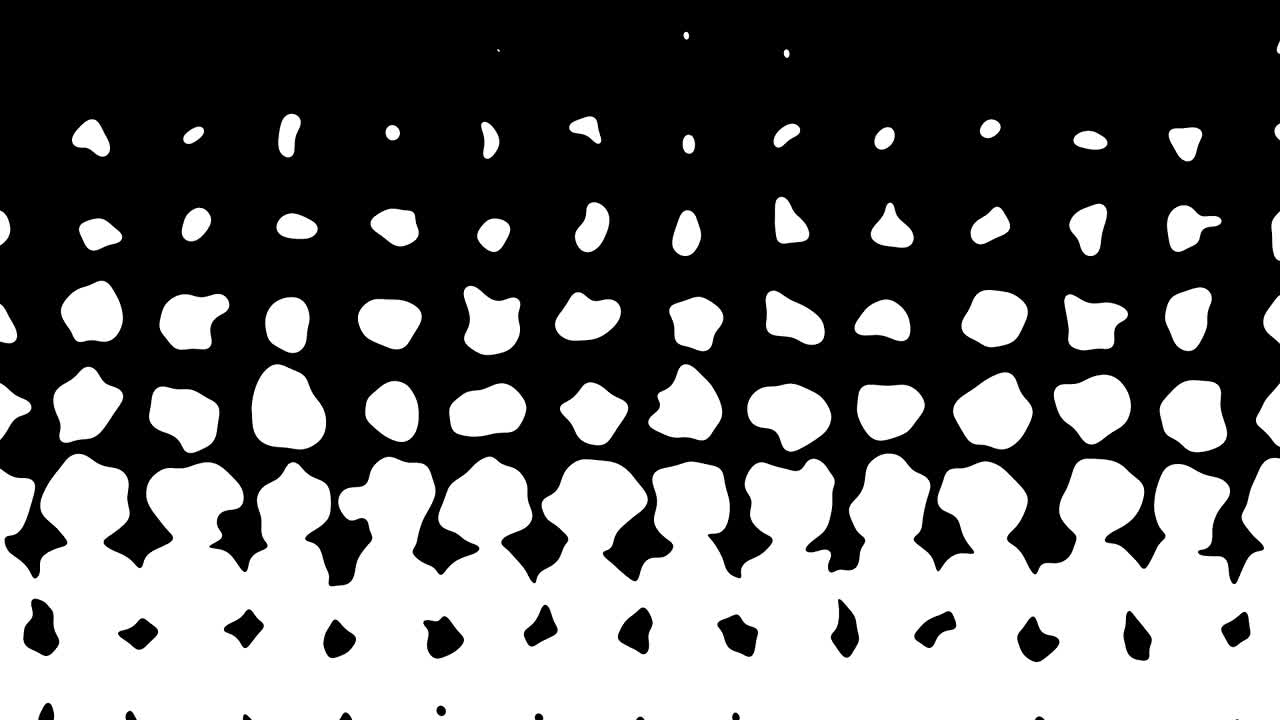 폴카 점 패턴 애니메이션, 모던 기하학 서클, 루프 애니메이션