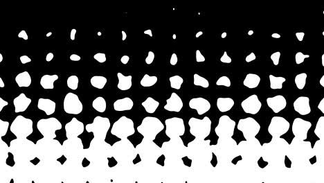 polka dot pattern animation. modern geometrical circle. loop animation.