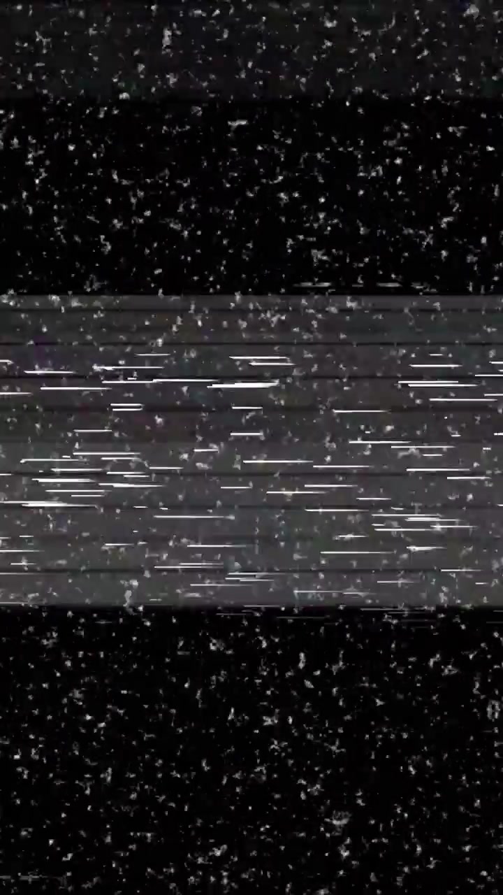 Analog Television Static Noise with Glitch Effects
