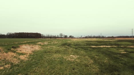 rural dutch landscape with canal