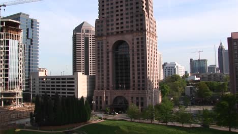 panright of buildings in downtown atlanta georgia