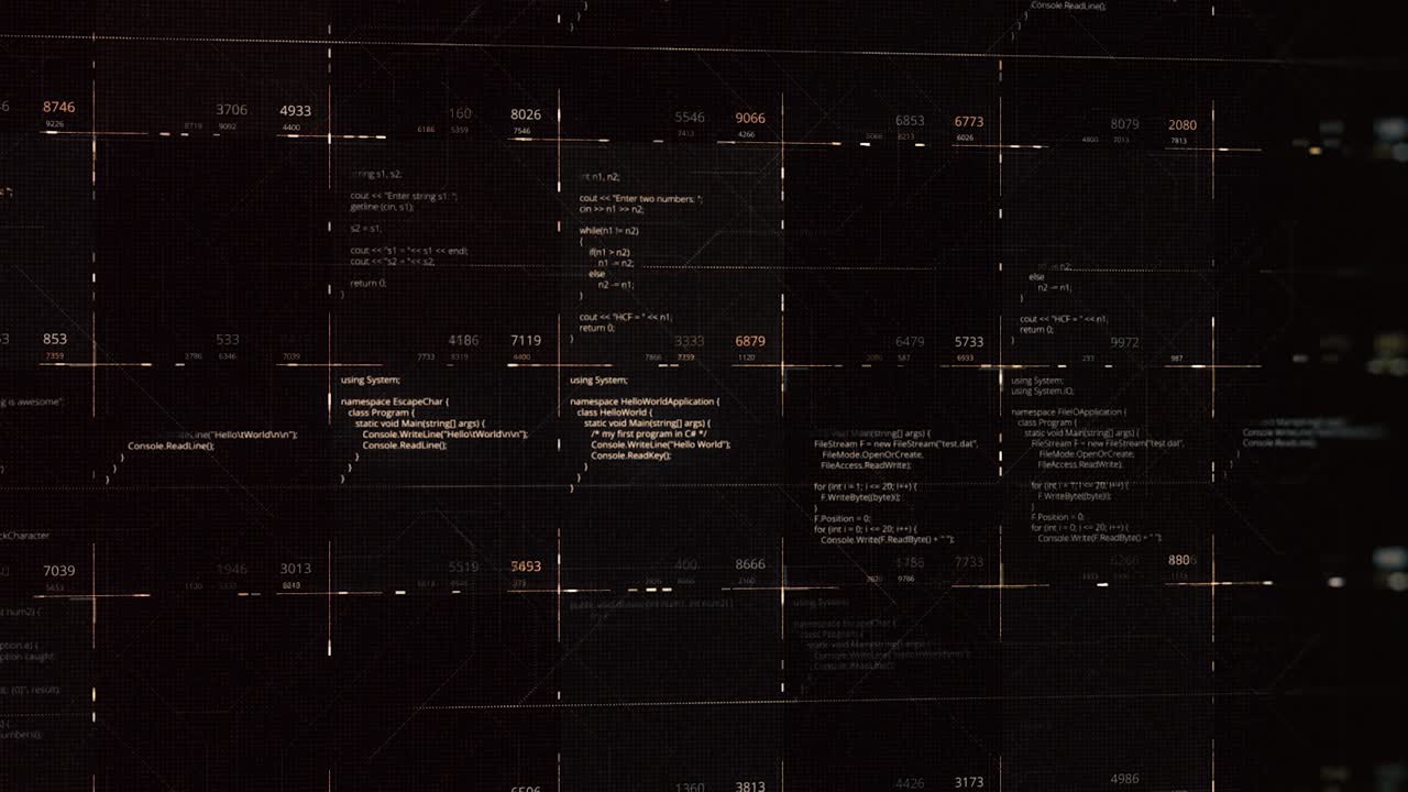 interfaz de código digital