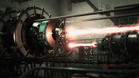 reactor termonuclear o nuclear conceptual de alta tecnología