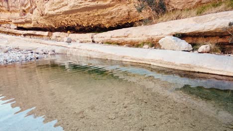 Un-Río-En-Medio-Del-Desierto-Del-Sahara-Argelia-Biskra