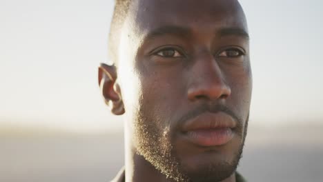 african american man looking at the view