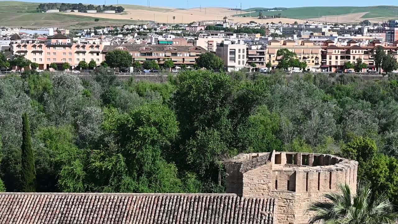 View of the Alcazar de los Reyes Cristianos, Cordoba, Spain