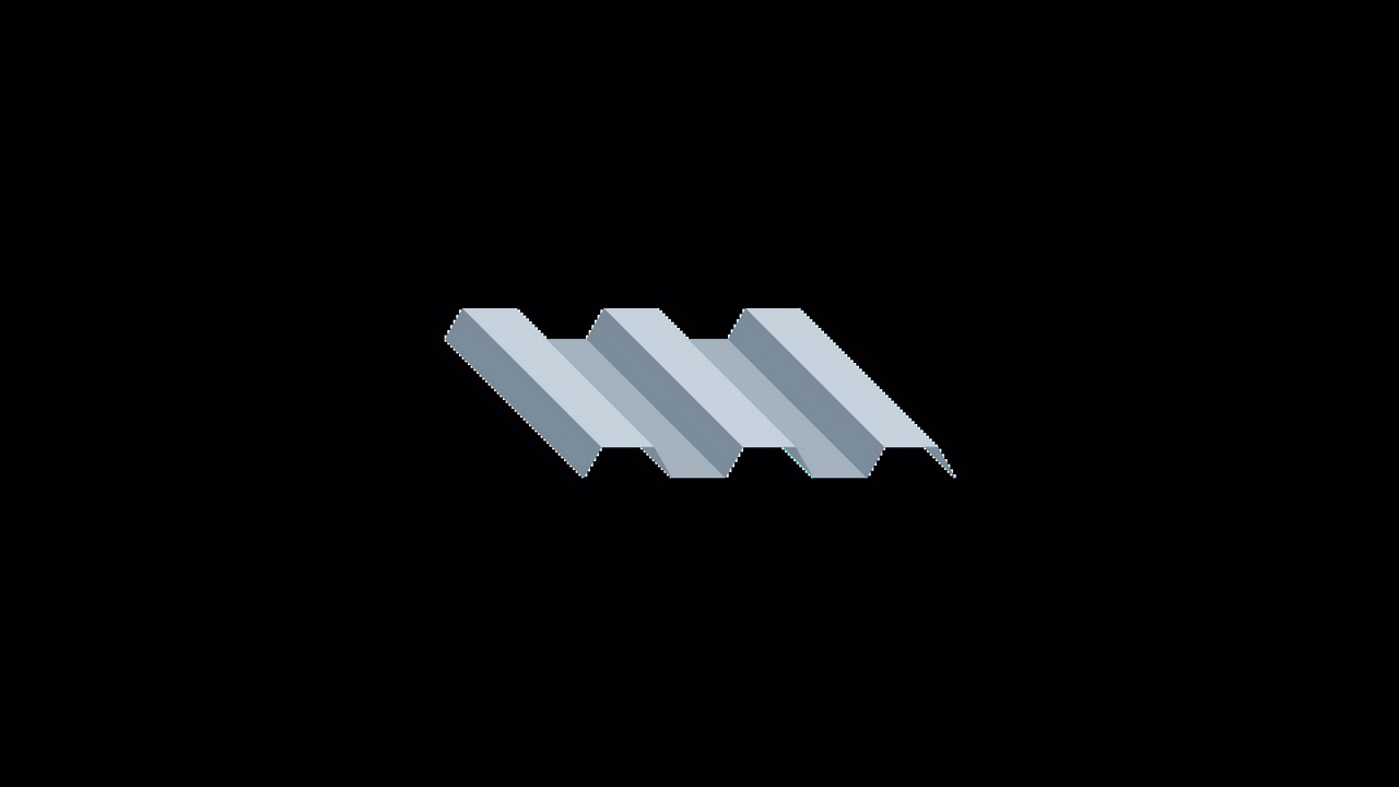 Abstract Animation of Corrugated Metal Sheet Forming