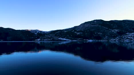 boating-in-the-fjords-surrounding-Bergen,-Norway