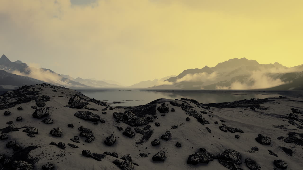 atracciones naturales de la costa del mar de barents