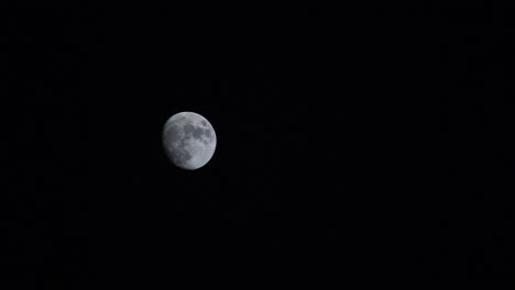 Lapso-De-Tiempo-De-Luna-Llena-En-La-Noche