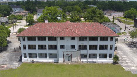 Aerial-of-the-First-Black-hospital-in-Third-Ward-Houston