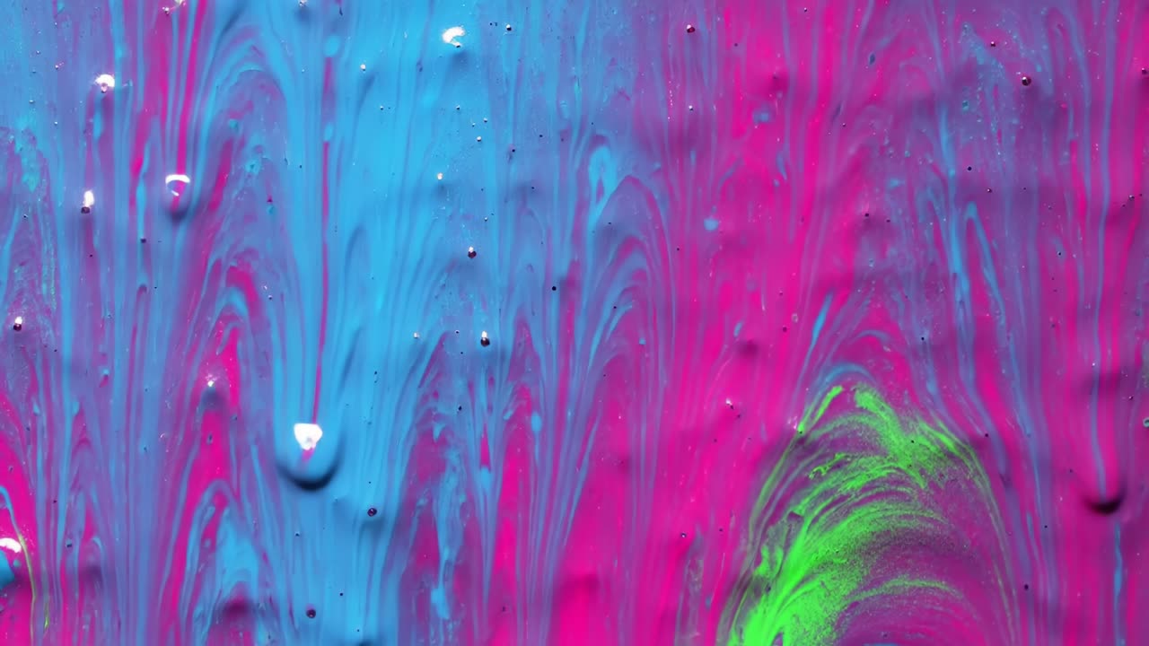 Abstract Paint Swirls and Marbling