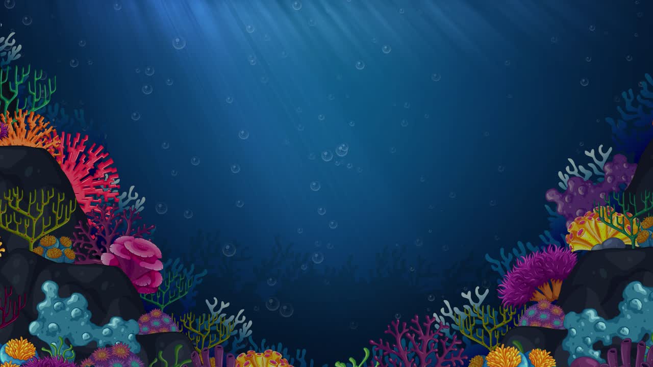 Underwater Coral Reef Scene