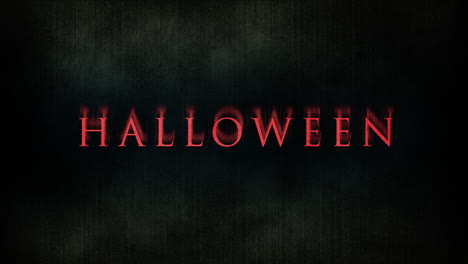 grungy halloween spirit: text distortions on worn texture