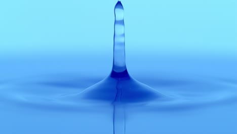 water drop in slow motion