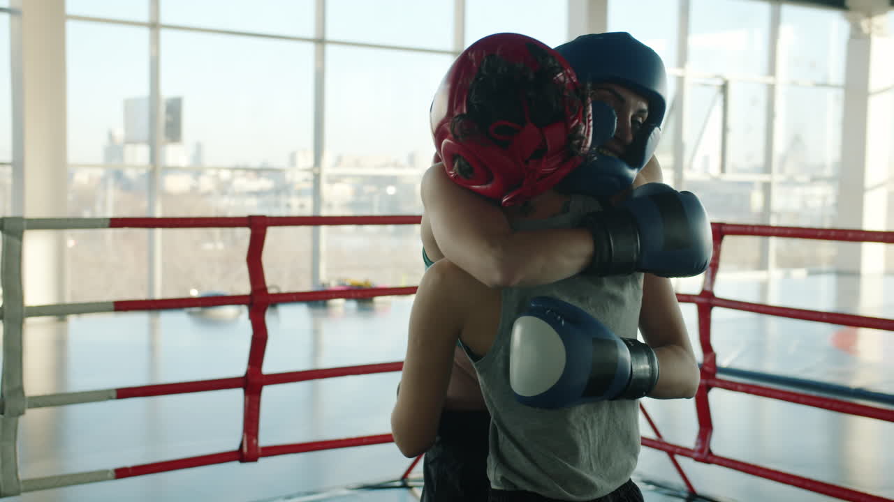 Women Boxing Training and Competition