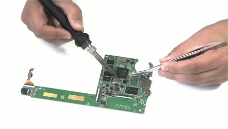 Soldering-board-isolated