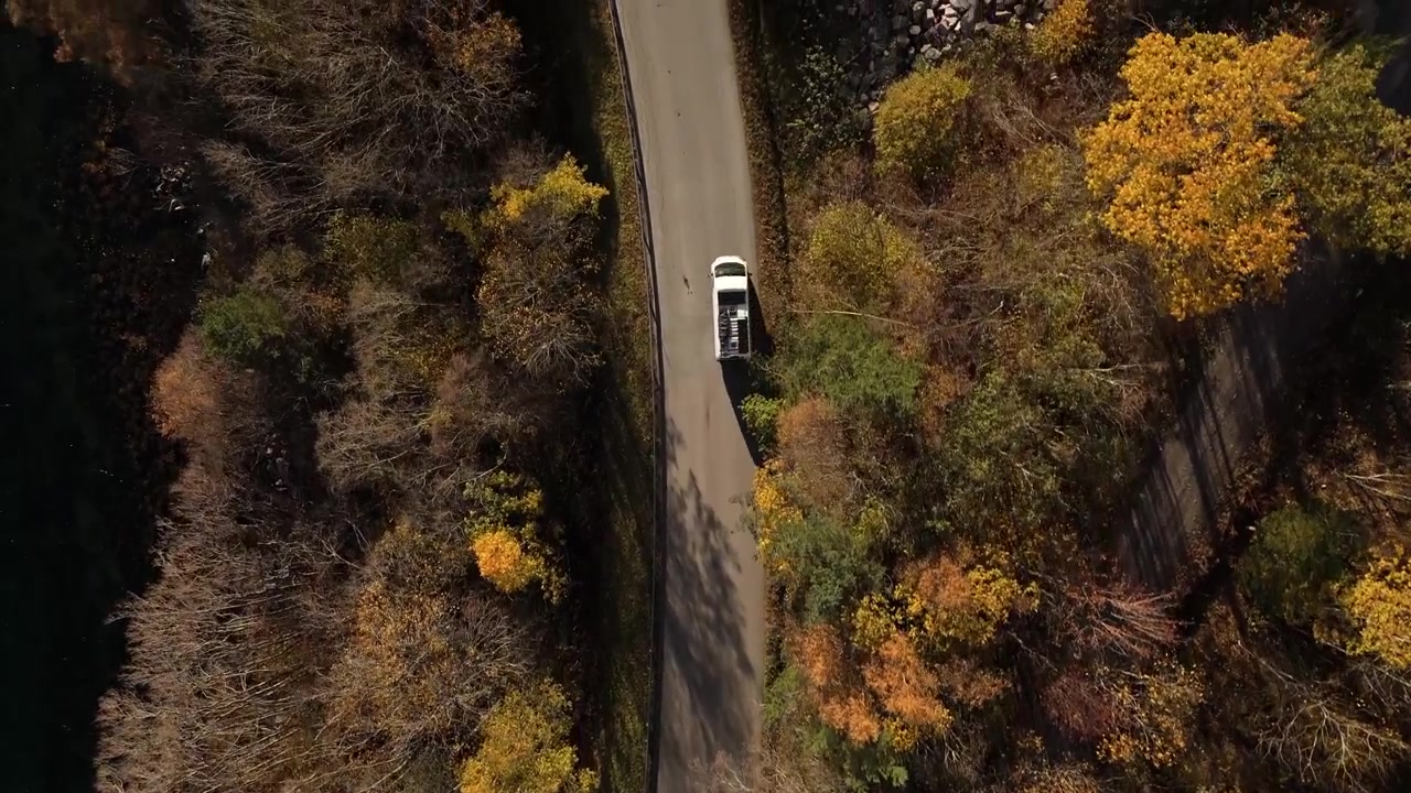 Norwegen im Herbst mit dem Wohnmobil erkunden, Luftaufnahme