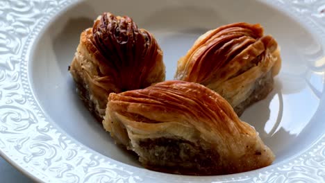 turkish traditional dessert food baklava